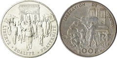 100 francs (Liberation of Paris) from France