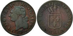 1 sol (Louis XVI) from France