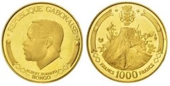 1.000 francs CFA from Gabon