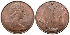 1 penny from Gambia