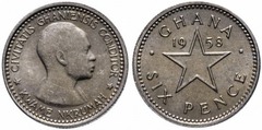 6 pence from Ghana