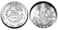 10 centavos from Guatemala