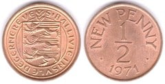 1/2 new penny from Guernsey