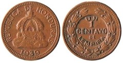 1 centavo from Honduras