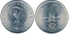 10 forint (FAO) from Hungary