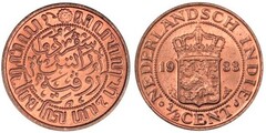 1/2 cent from Netherlands East Indies