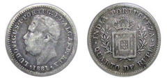 1/4 rupia from Portuguese India