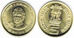 5 rupees (Chidambaram Subramaniam) from India