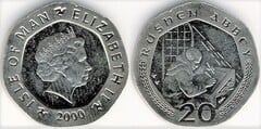 20 pence (Rushen Abbey) from Isle of Man