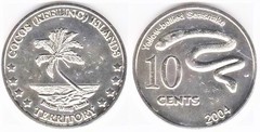 10 cents from Cocos (Keeling) Islands