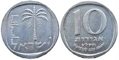 10 agorot (25th Anniversary of Independence) from Israel