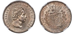 5 lire (Carlo Felice) from Italy-States
