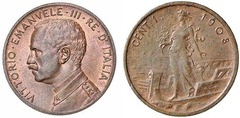 1 centesimo (Vittorio Emanuele III) from Italy