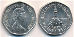 20 pence (Centenary of the Corbiere Lighthouse) from Jersey