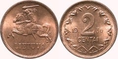 2 centai from Lithuania