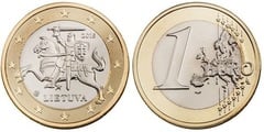 1 euro from Lithuania