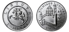 1 litas (425th Anniversary of Vilnius University) from Lithuania