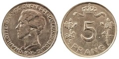 5 francs from Luxembourg