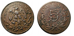 5 centavos (Taxco) from Mexico-Provinces