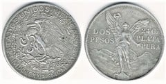 2 pesos (Centennial of Independence) from Mexico