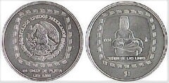 1 peso-1/4 onza (Lord of the limes) from Mexico