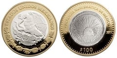 100 pesos (8 Reales.1824.Republican) from Mexico