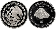 10 pesos (Veracruz de Ignácio de la Llave) from Mexico
