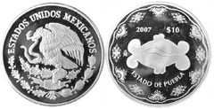 10 pesos (State of Puebla) from Mexico