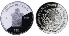 10 Pesos (Oaxaca Heraldry) from Mexico