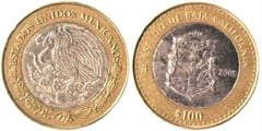100 pesos (State of Baja California) from Mexico