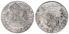 2 reales (Carlos IV) from Mexico