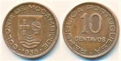 10 centavos from Mozambique