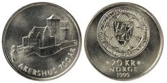 20 kroner (700th Anniversary of Akershus Fortress) from Norway