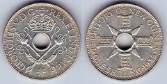 1 shilling from New Guinea