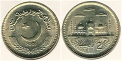 2 rupias from Pakistan