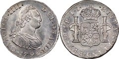 2 reales (Charles IV) from Peru