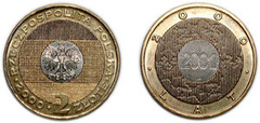 2 zlote (Year 2000) from Poland