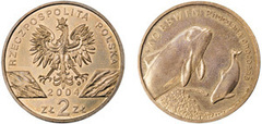 2 zlote (Morświn) from Poland
