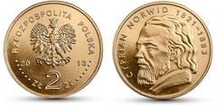 2 zlote (Ciprian Norwid) from Poland