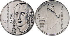 5 euro (Catarina de Bragança) from Portugal
