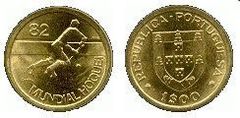 1 escudo (1982 Roller Hockey World Cup) from Portugal