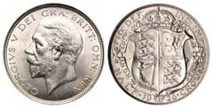 1/2 corona (George V) from United Kingdom