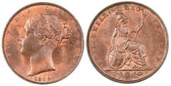 1 farthing (Victoria) from United Kingdom