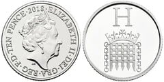 10 pence (Alphabet H - Houses of Parliament) from United Kingdom