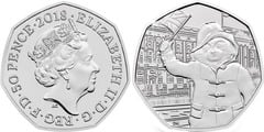 50 pence (Beatrix Potter - Paddington at the Palace) from United Kingdom