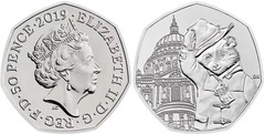 50 pence ( Beatrix Potter - Paddington in Saint Paul) from United Kingdom