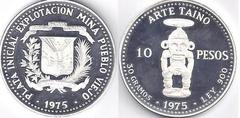 10 pesos (Taino Art) from Dominican Republic