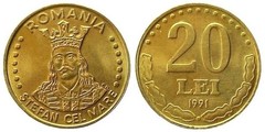 20 lei from Romania
