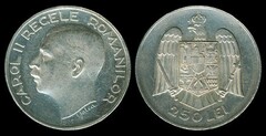 250 lei (Carol II) from Romania