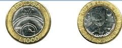 1000 lire from San Marino